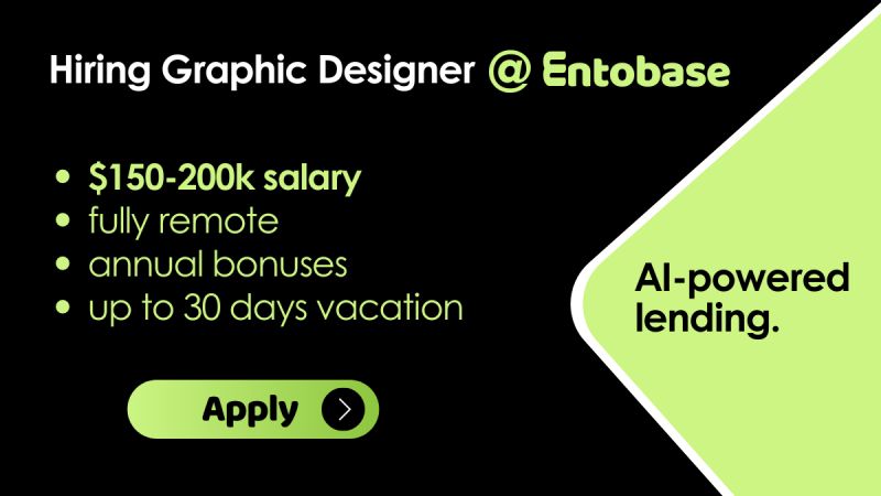 Remote Graphic Designer Needed at Entobase