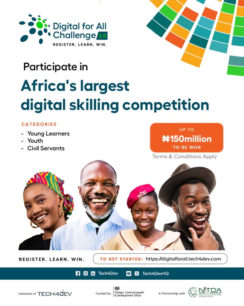 NITDA Tech4Dev Digital Skills Training 2024