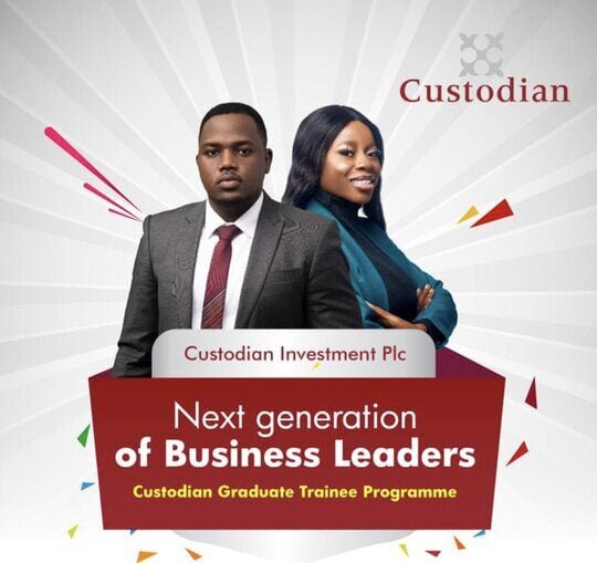 Custodian Graduate Trainee Programme 2024