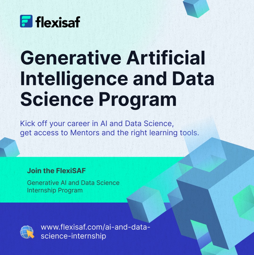 Call for Application: Generative AI and Data Science Internship Program at FlexiSAF