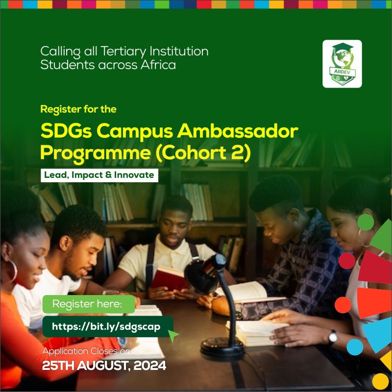 AIIDEV Africa SDGs Campus Ambassador Programme | Cohort 2