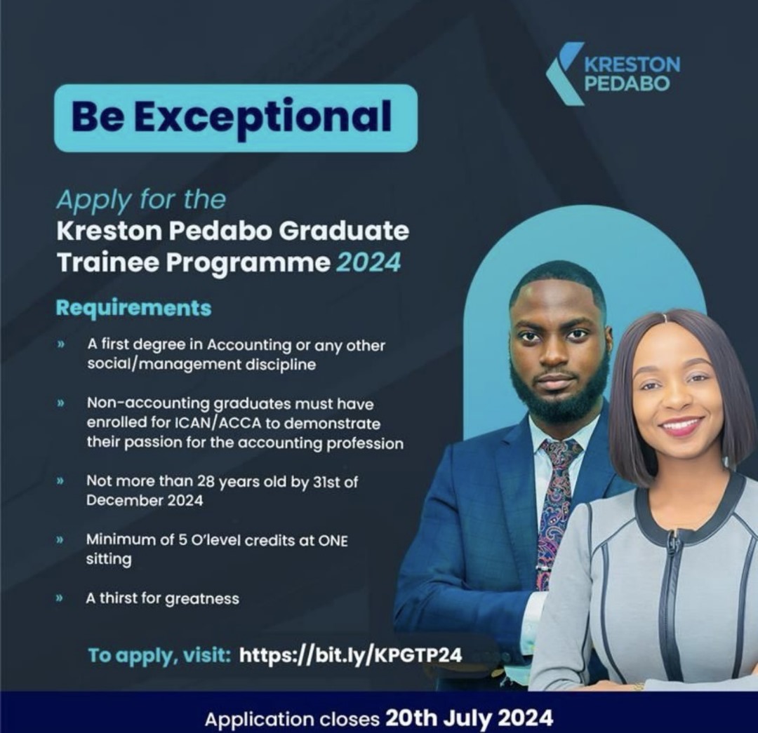 Kreston Pedabo Graduate Trainee Programme 2024