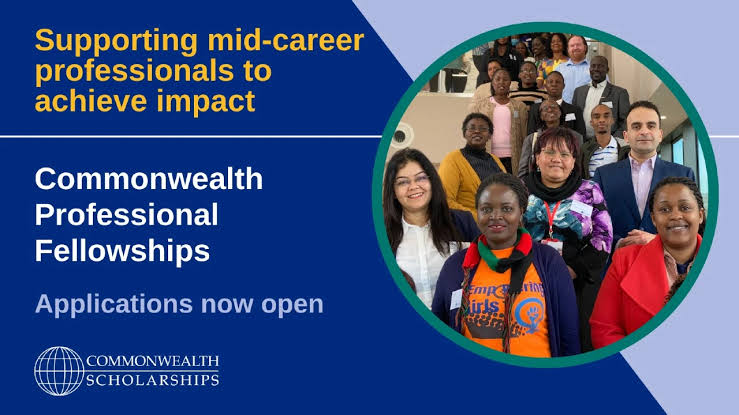 Commonwealth Professional Fellowships For Developing Countries 2024