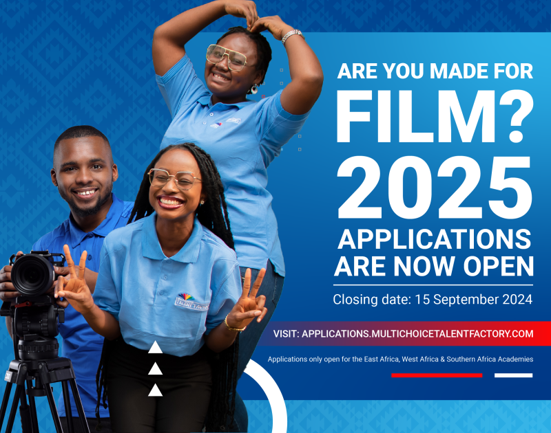 MultiChoice Talent Factory Academy Program 2025 for aspiring film and TV content creators |12-month Fully Funded