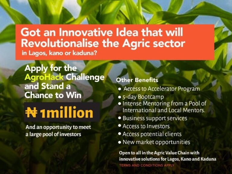 AgroHack Challenge 2024 for Young Agripreneurs in Nigeria | Win up to N1,000,000