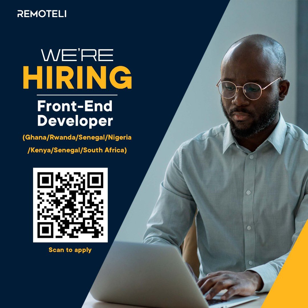 Remote Front-End Developer Needed at Remoteli