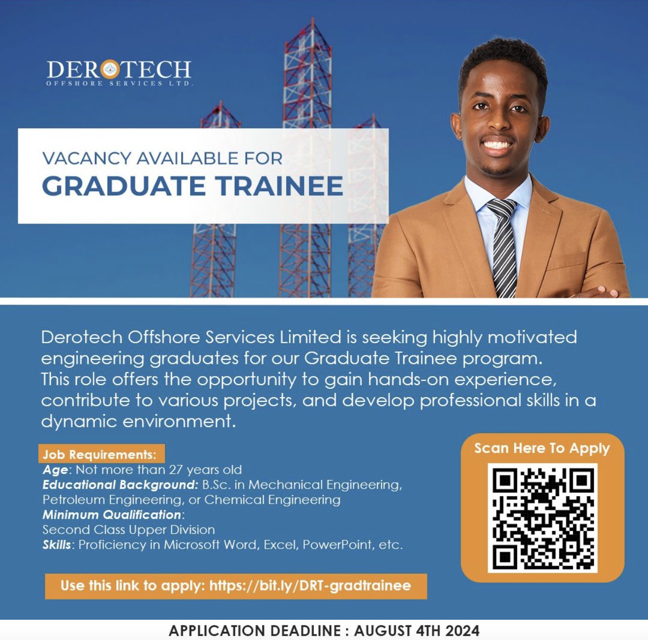 Graduate Trainee Program 2024 at Derotech Ltd