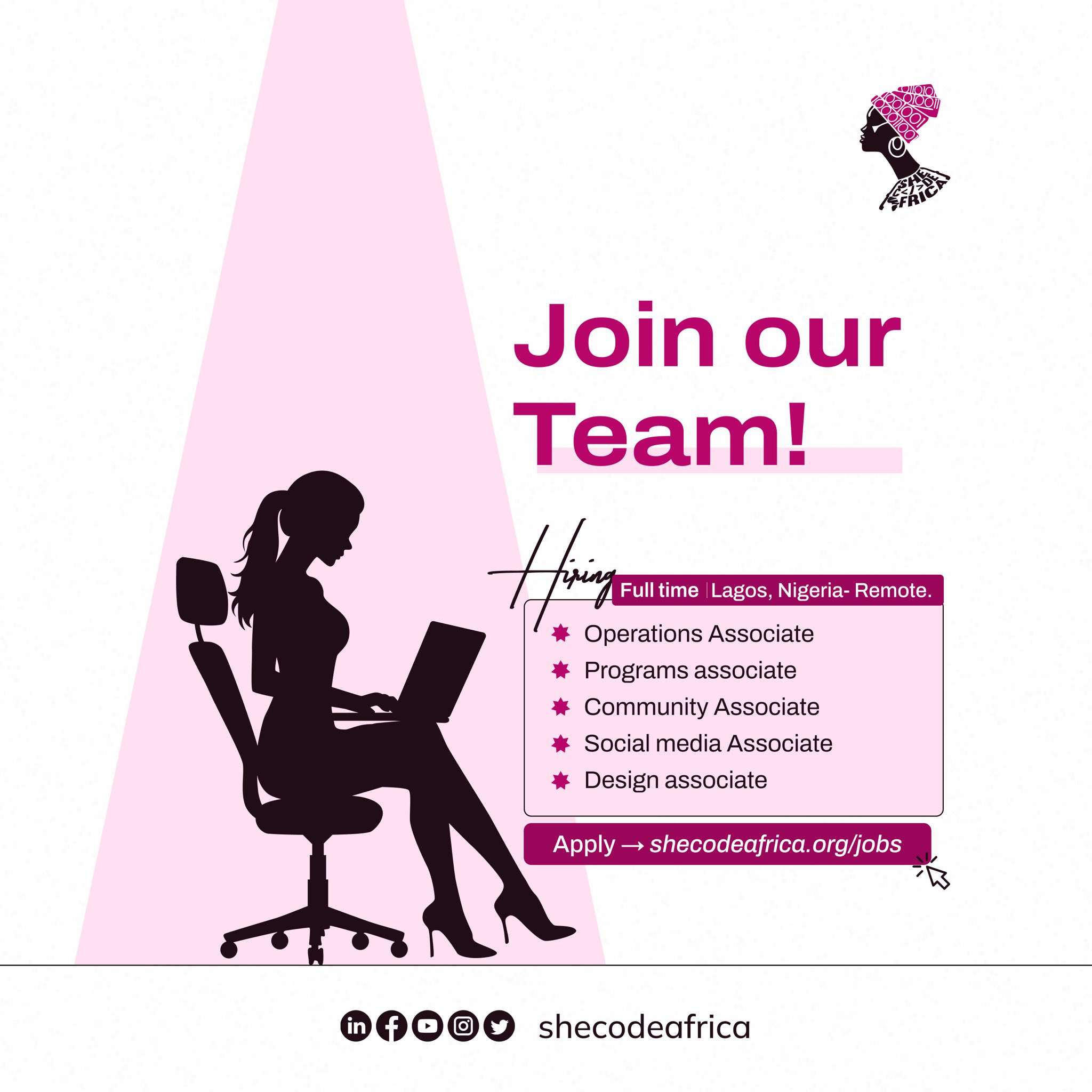 She Code Africa Remote Entry level Hiring 2024