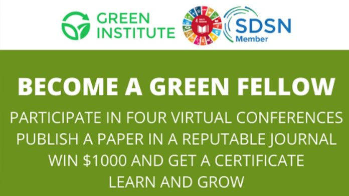 Green Institute Fellowship Program 2024 For Students Worldwide