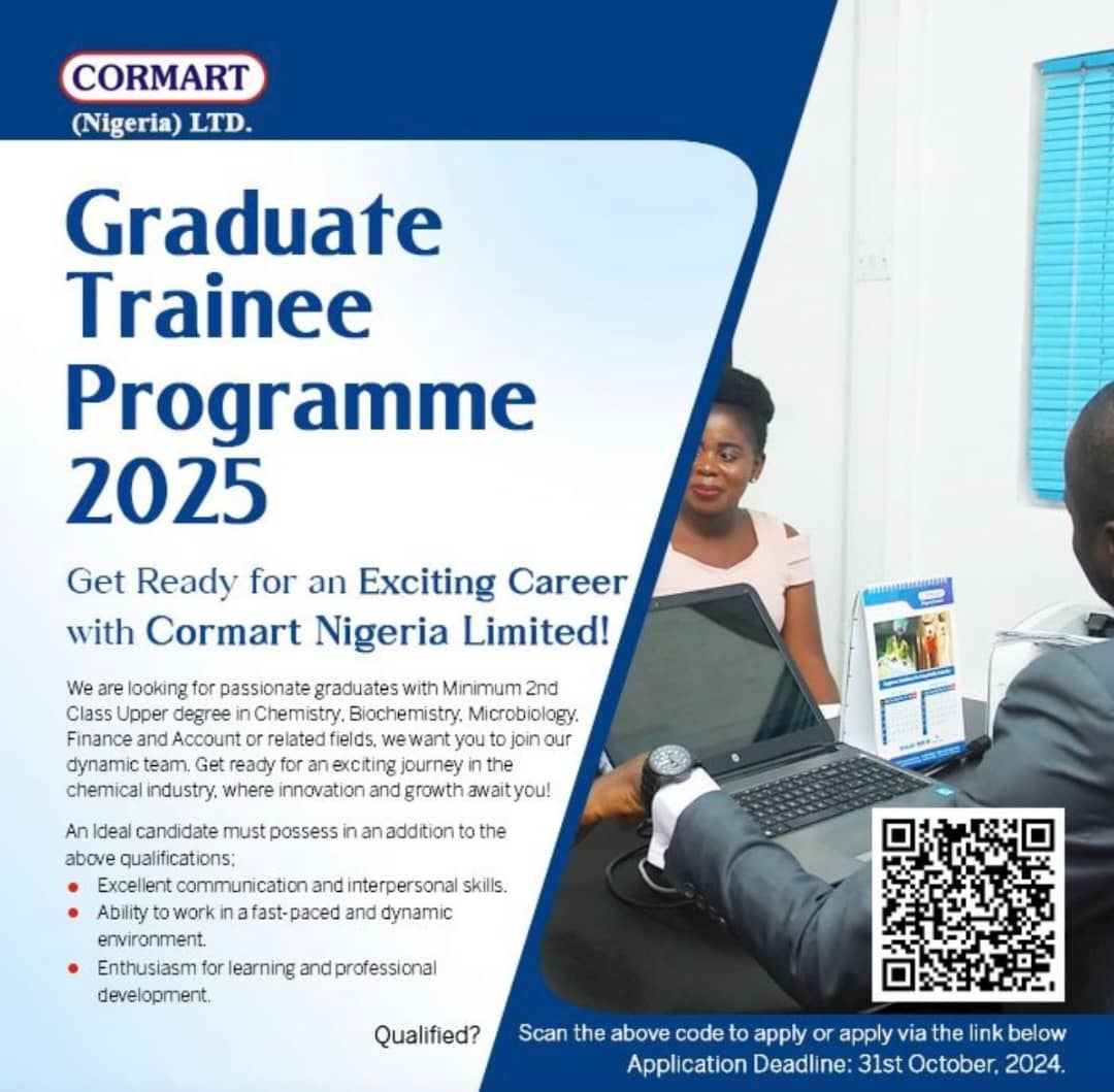 Cormart Graduate Trainee Program 2025