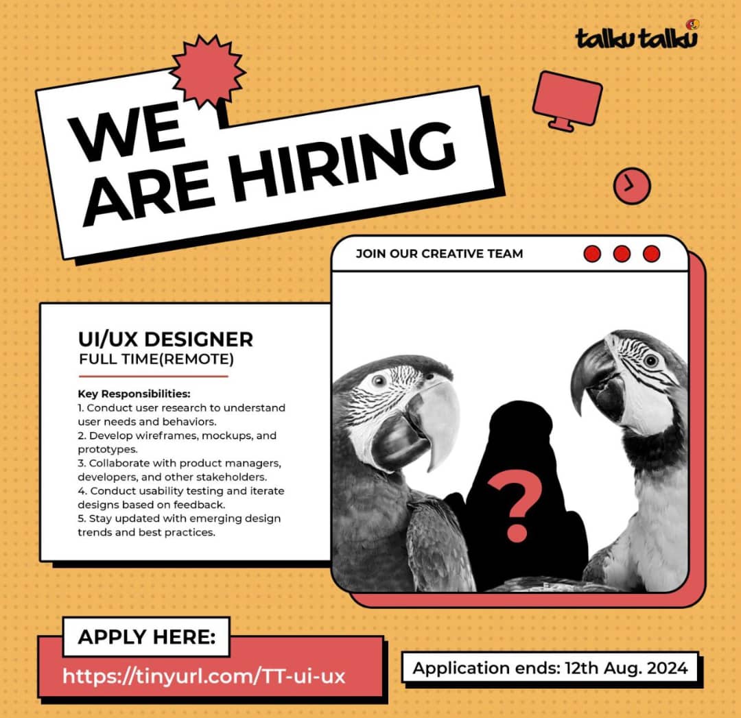 UI/UX Designer at Talku Talku