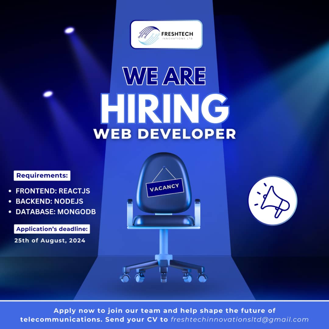 Expert Web Developer Needed at FreshTech Innovations LTD.