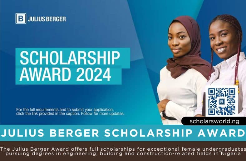 Julius Berger Scholarship for Nigerian Students 2024