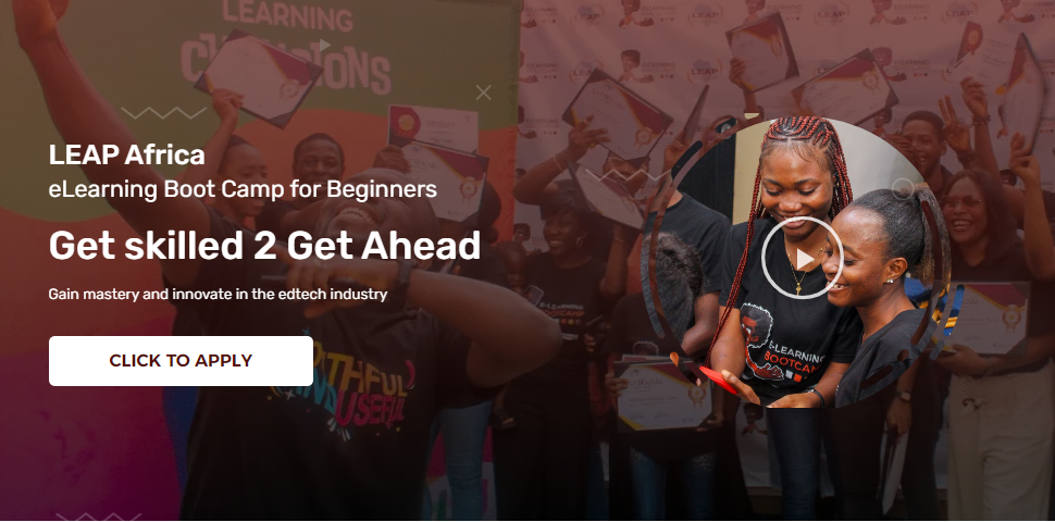 Entries open for the LEAP Africa E-Learning Bootcamp