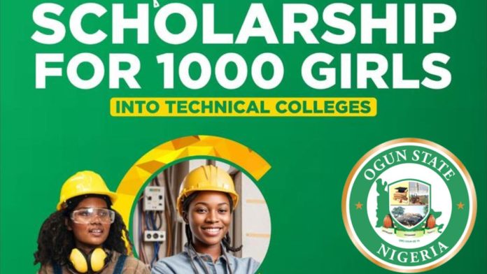 Ogun State Government TVET Scholarship 2024 For Nigerians | Up to N150,000 per session