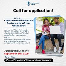 Apply for the Climate Health Innovation Bootcamp for African Youths 2024