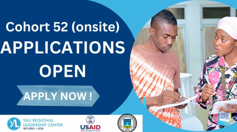 YALI RLC West Africa Emerging Leaders Program – Onsite Cohort 52 | Fully Funded