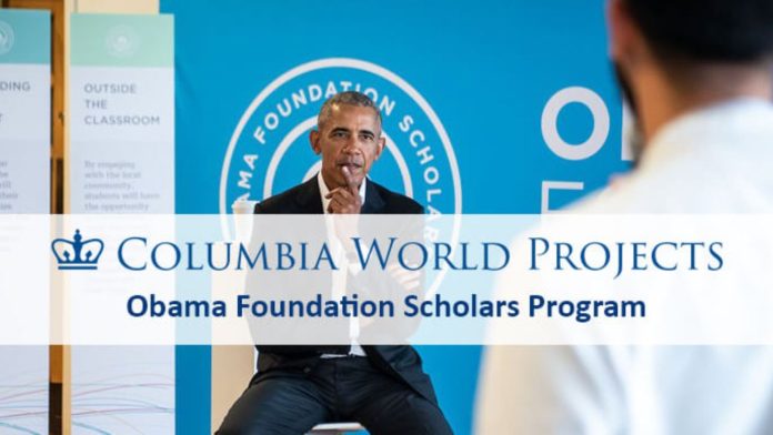 Fully Funded Obama Foundation Fellowship 2025 in USA