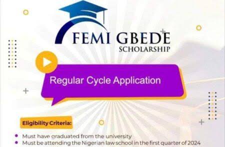 Femi Gbede Scholarship 2024 For Nigerian Students