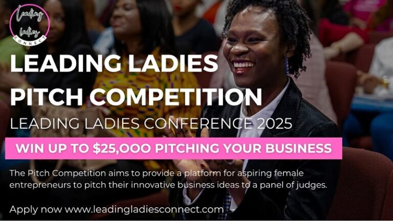 Leading Ladies Connect Pitch Competition 2025 | Up to $25,000 in grant prizes