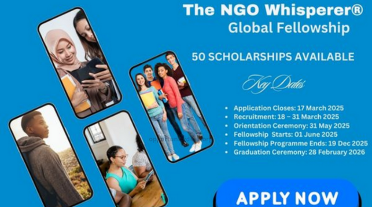 NGO Whisperer Global Fellowship Programme 2025 | Scholarship available