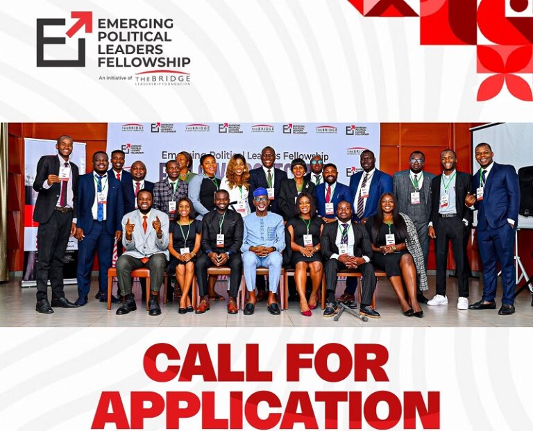 Bridge Leadership Foundation Emerging Political Leaders Fellowship 2025 for young Nigerians