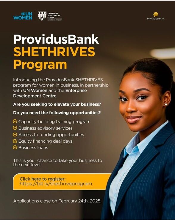 Call for Applications: Providus Bank SheThrives Program For SMEs in Nigeria