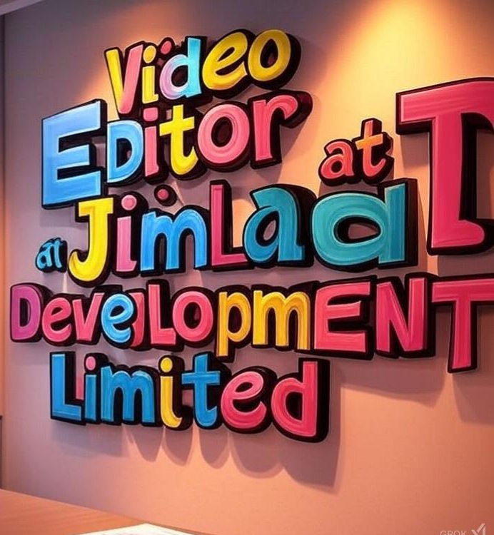 Video Editor at Jimlad Development Limited