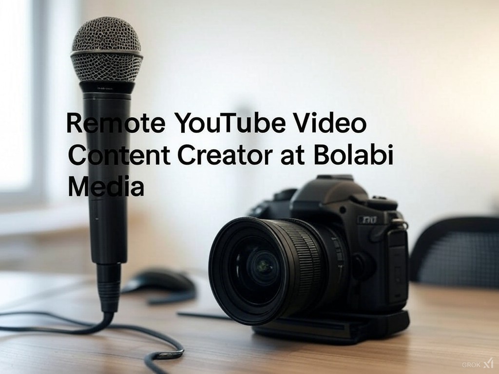 Remote YouTube Video Content Creator at Bolabi Media