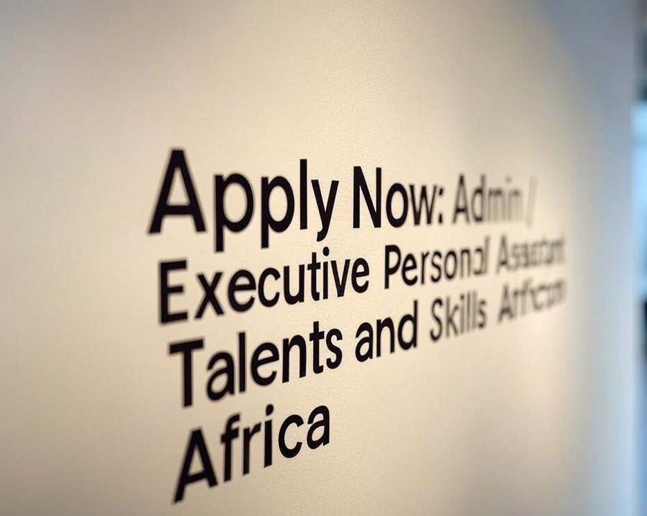 Admin / Executive Personal Assistant at Talents and Skills Africa