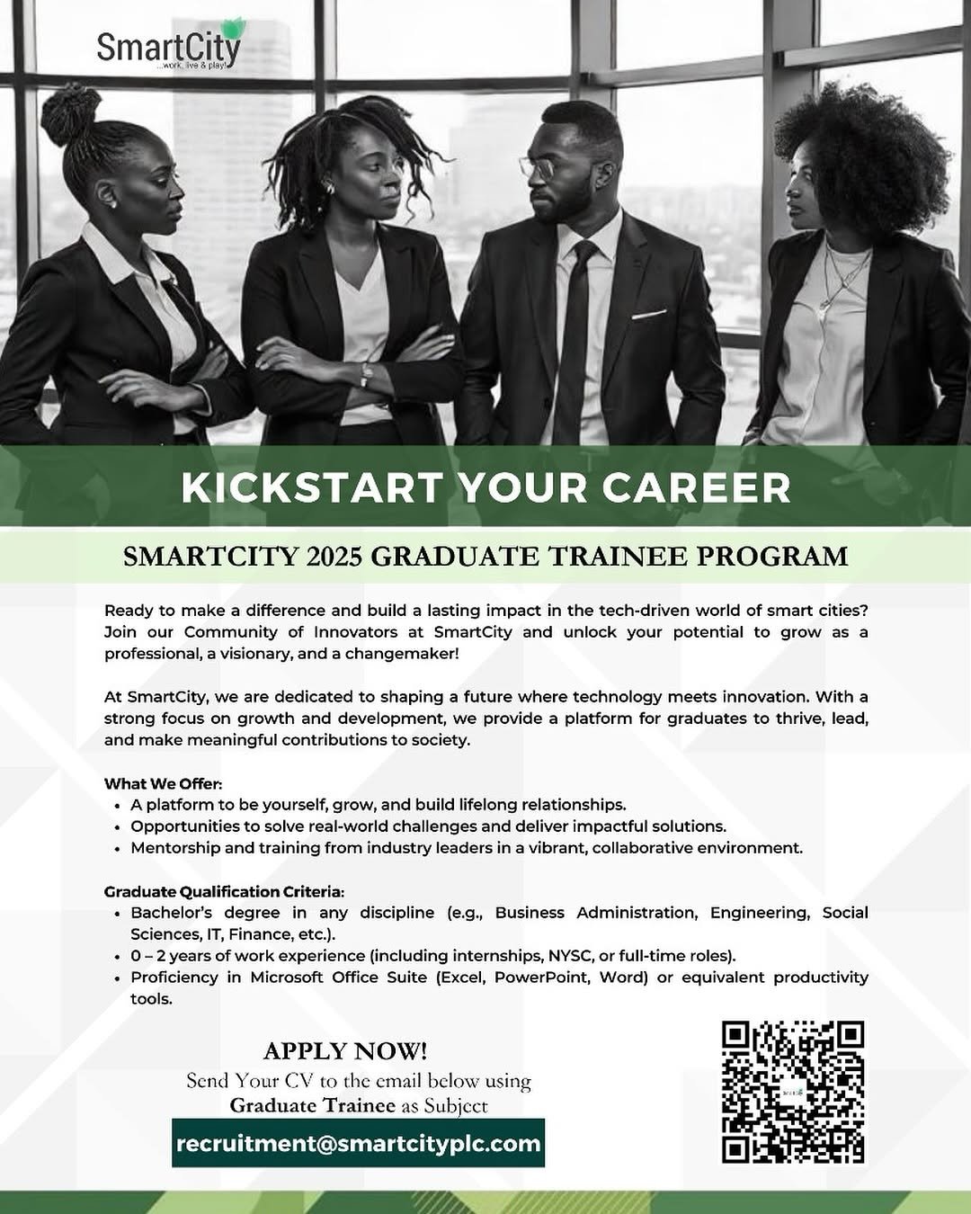 Smartcity Plc Graduate Trainee Programme 2025