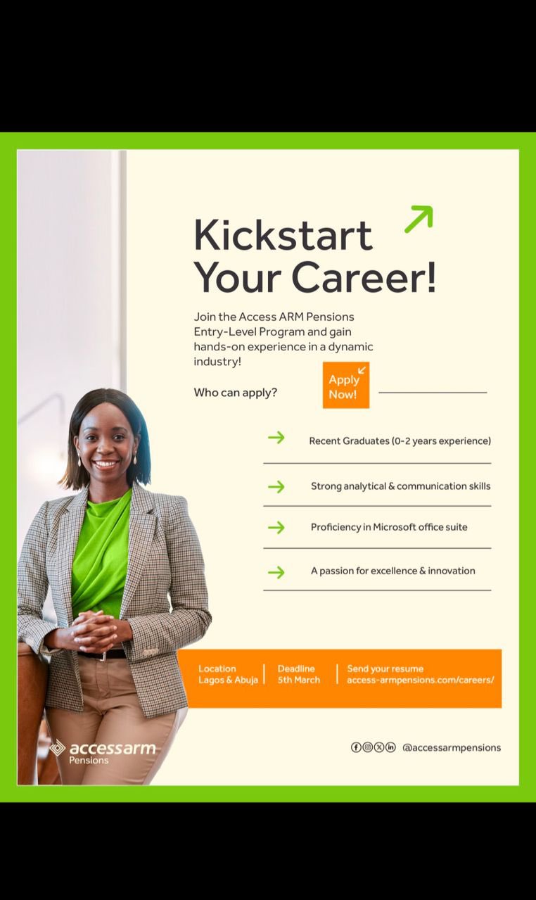 2025 Entry-Level Program at Access ARM Pensions