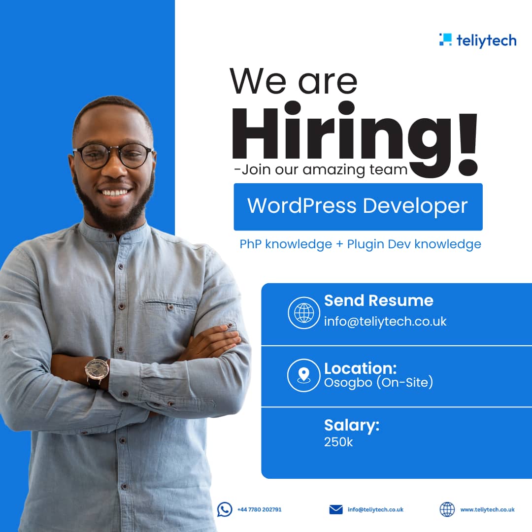 Hiring Website Developer at Relevance HR