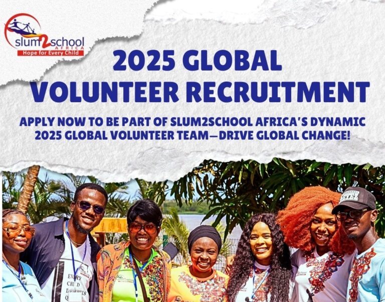 Slum2School Global Volunteer Program 2025