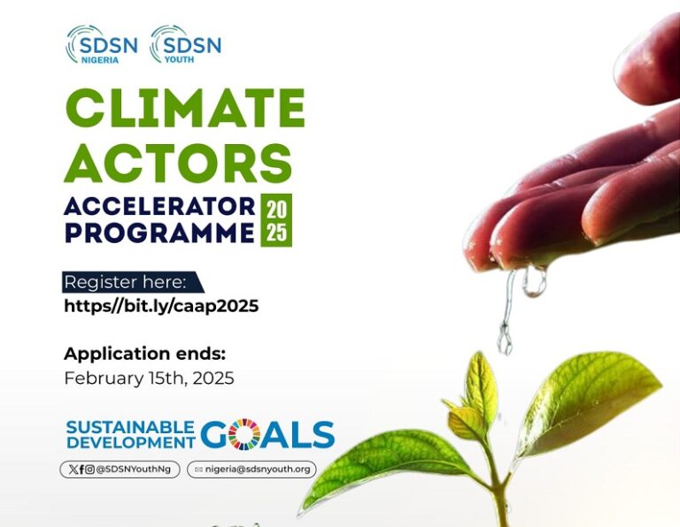 United Nations SDSN Nigeria Climate Actors Accelerator Programme 2025