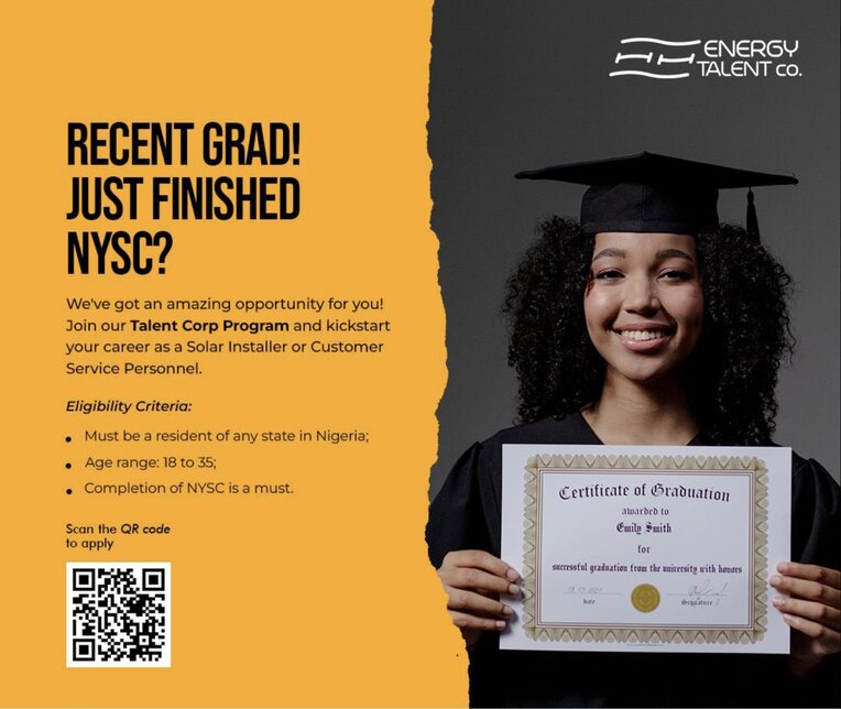 Energy Talent Company Graduate Trainee 2025