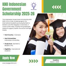 2025 KNB Scholarship by Indonesian Government (Kemitraan Negara Berkembang) For Developing Countries