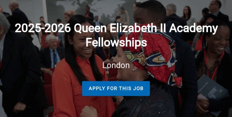 Chatham House Mo Ibrahim Foundation Academy Fellowship 2025/2026 for young emerging African Leaders | Fully Funded to London, UK & £2,365 monthly stipend