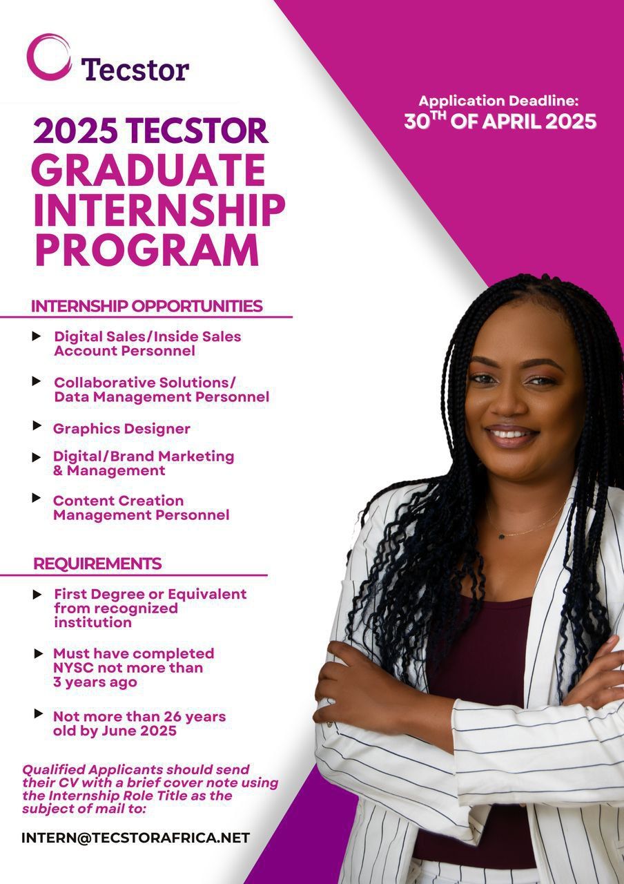 Tecstor Graduate Internship Program 2025