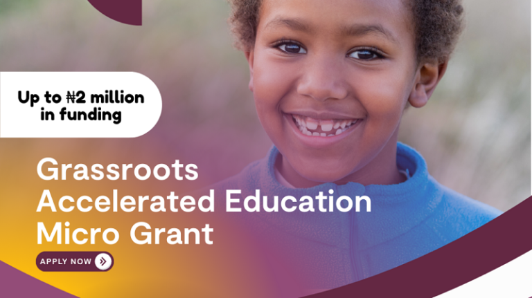 COAL Grassroots Accelerated Education Microgrant 2025 | up to ₦2,000,000