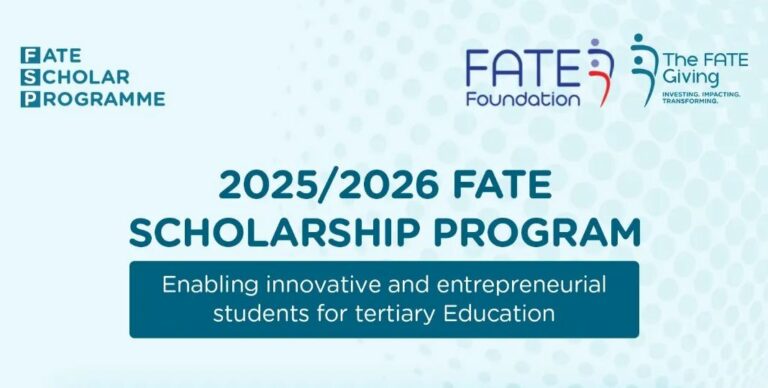 FATE Scholar Programme (FSP) 2025/2026 for Nigerians